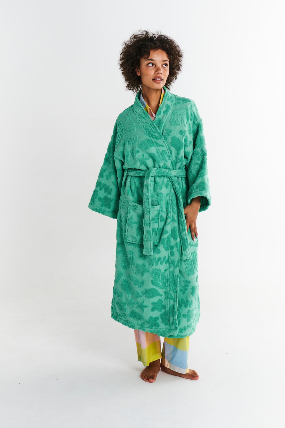 Jade Rock Pool Terry Bath Robe