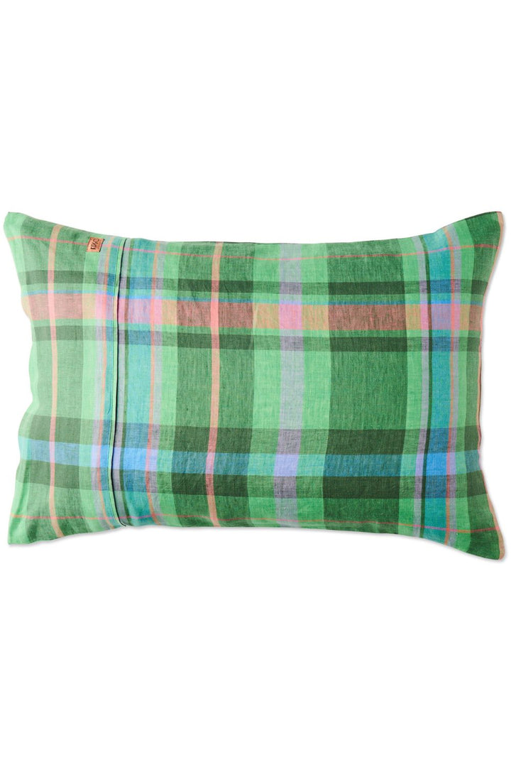 Jewel Of The Nile Tartan Linen Pillowcases 2P Set