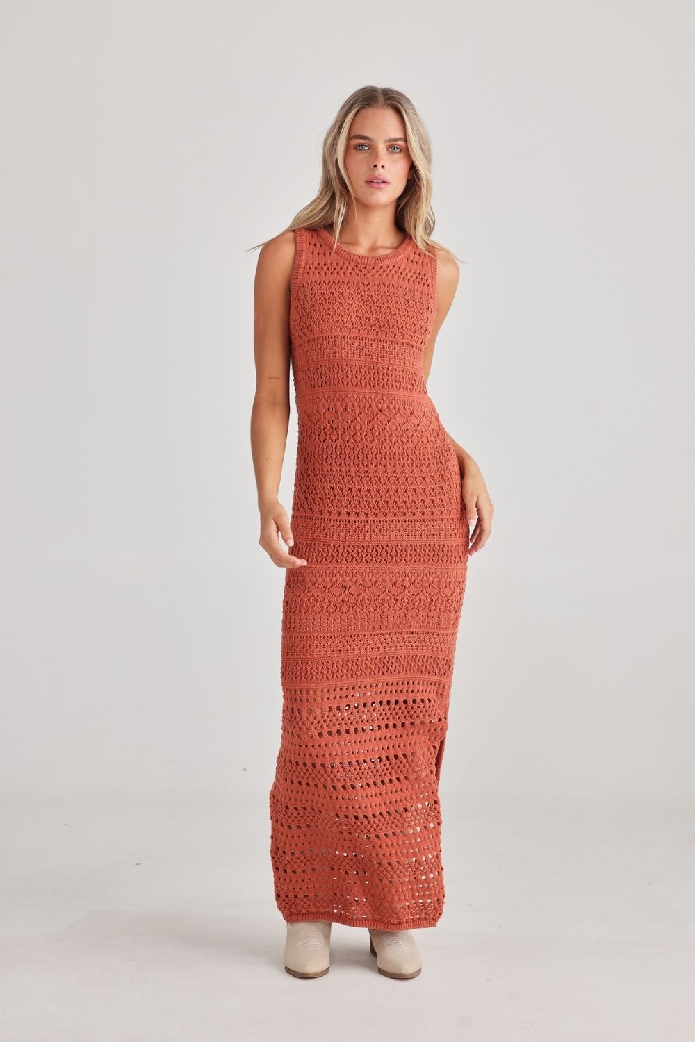 La Sol Dress - Clay