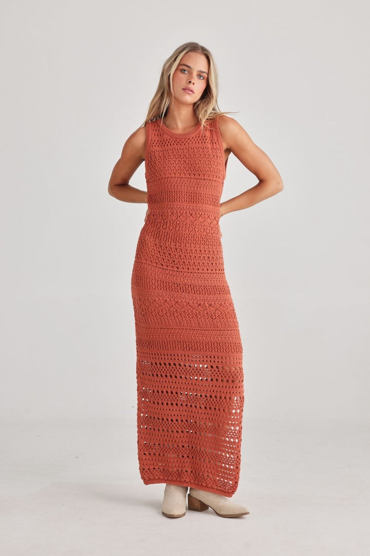 La Sol Dress - Clay