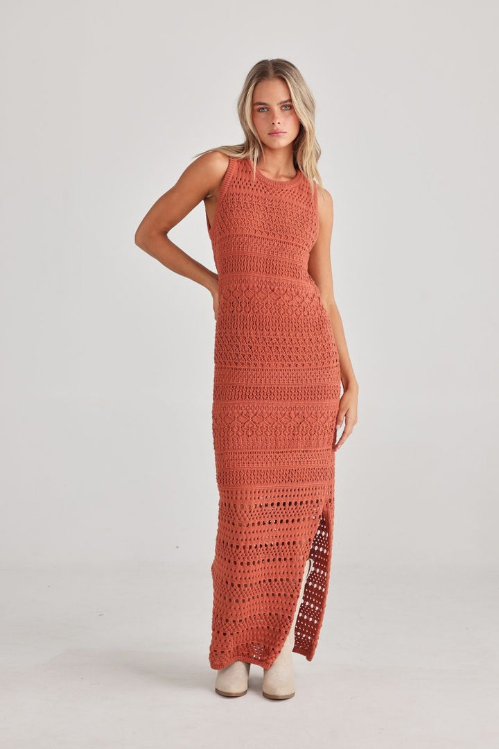 La Sol Dress - Clay