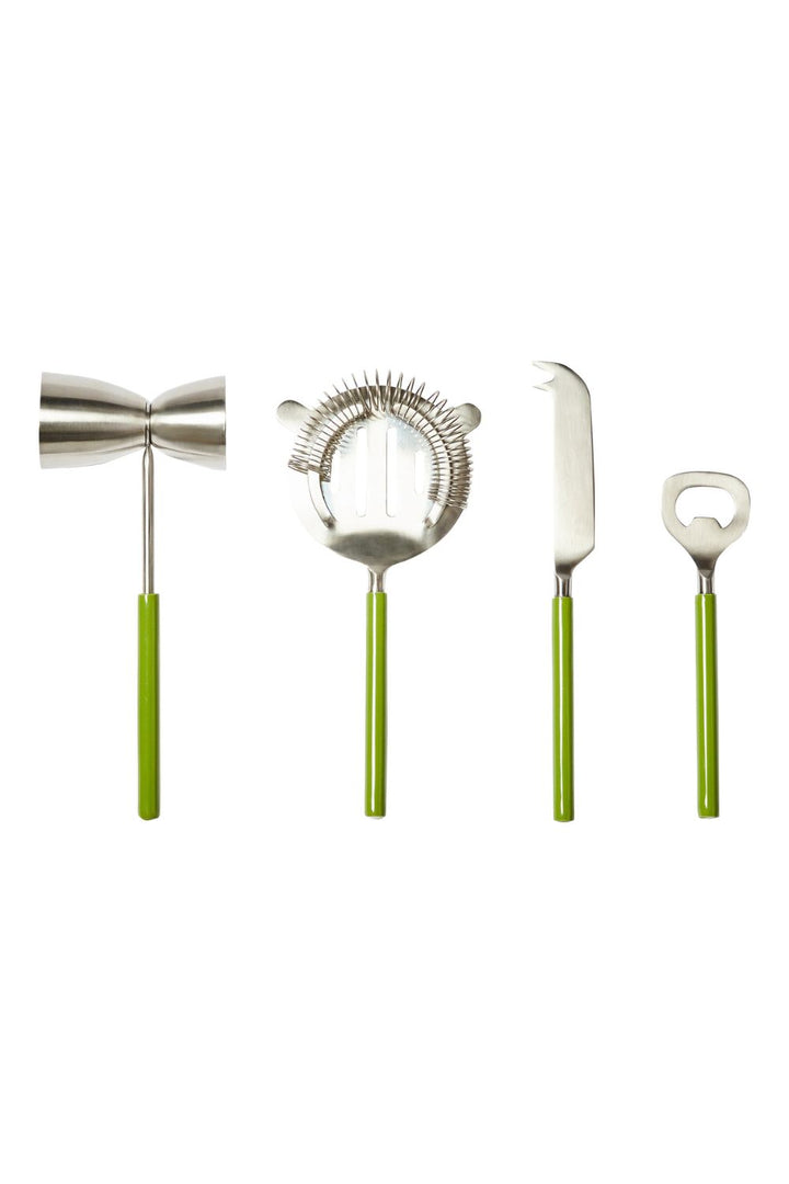 Enamel Sage Cocktail Set