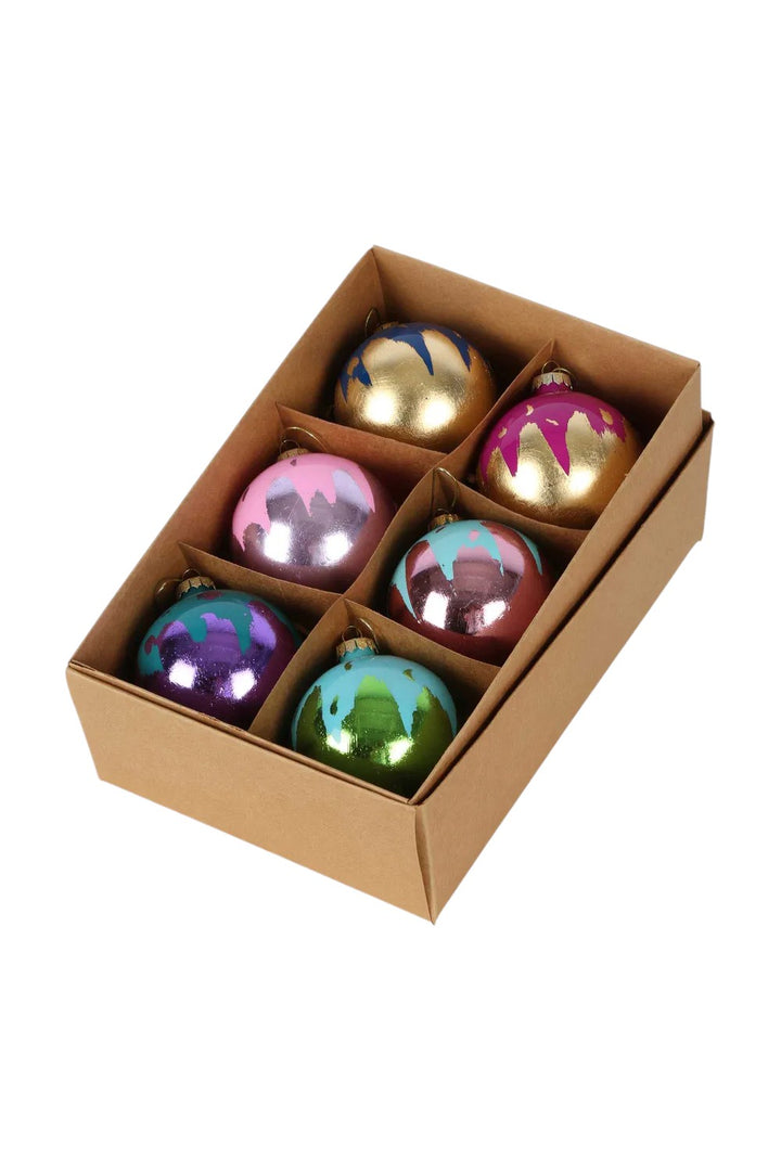 Madine Boxed Set of 6 Baubles