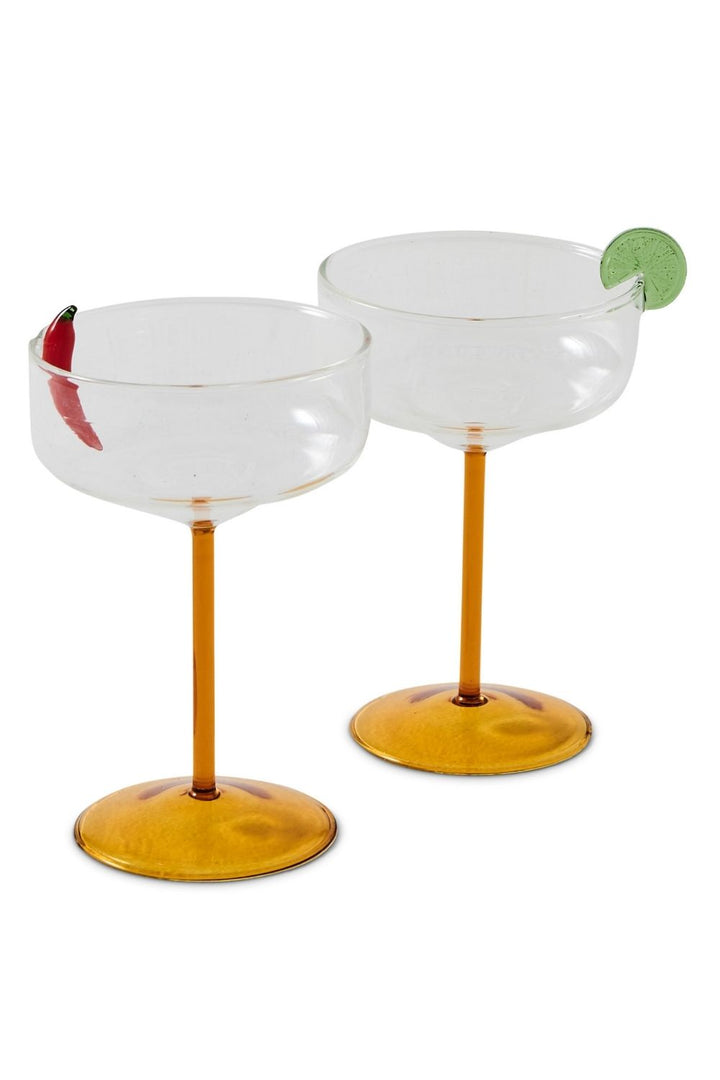 Amigo Margarita Glass 2P Set One Size