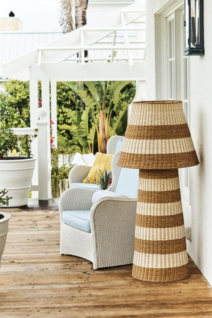 Sombrero Rattan Floor Lamp One Size