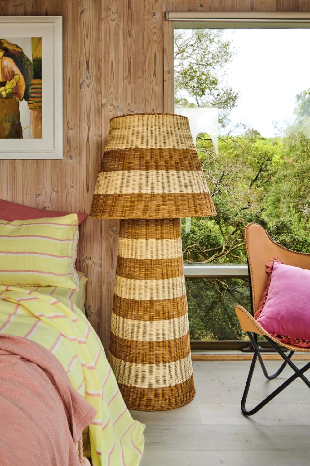 Sombrero Rattan Floor Lamp One Size