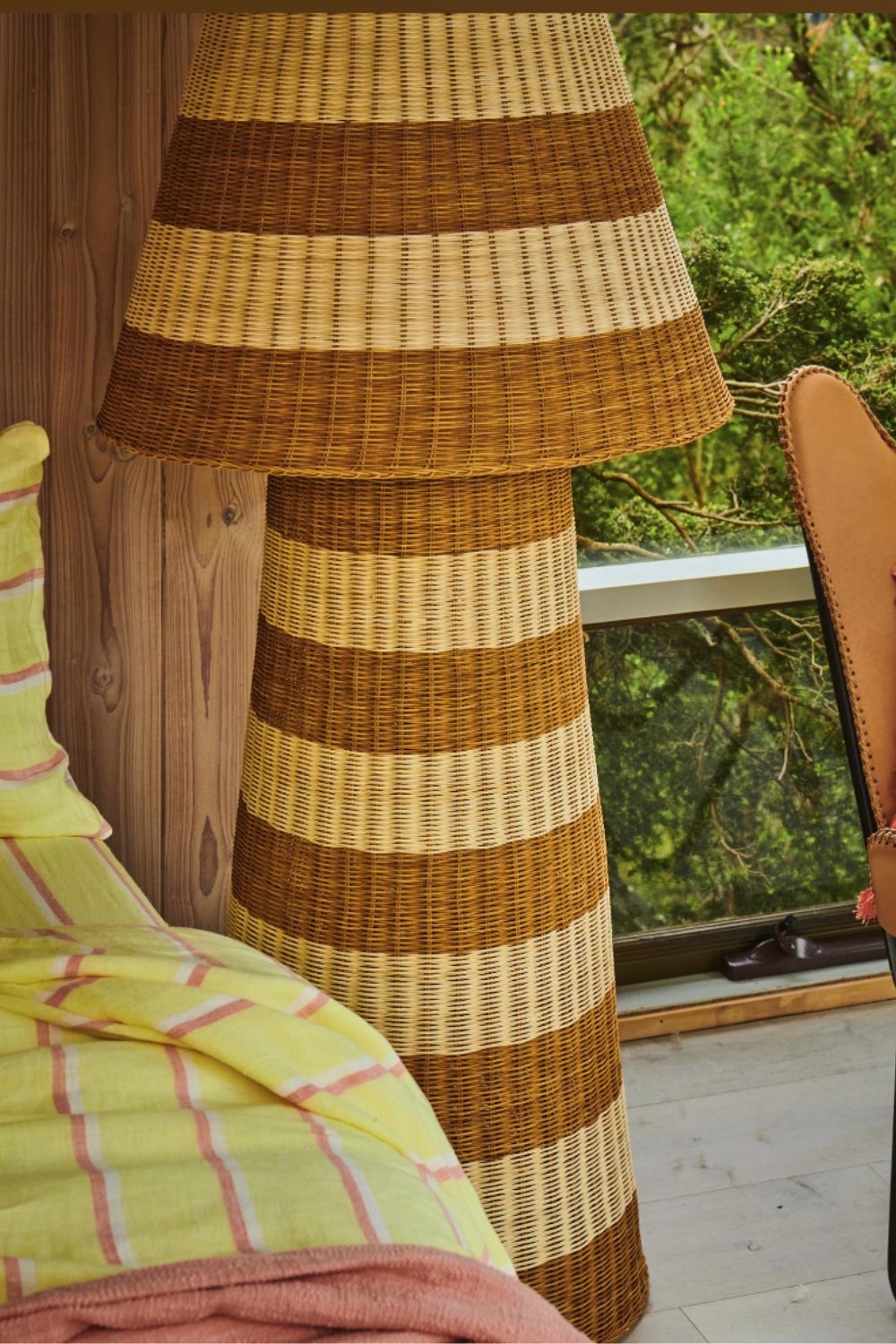 Sombrero Rattan Floor Lamp One Size