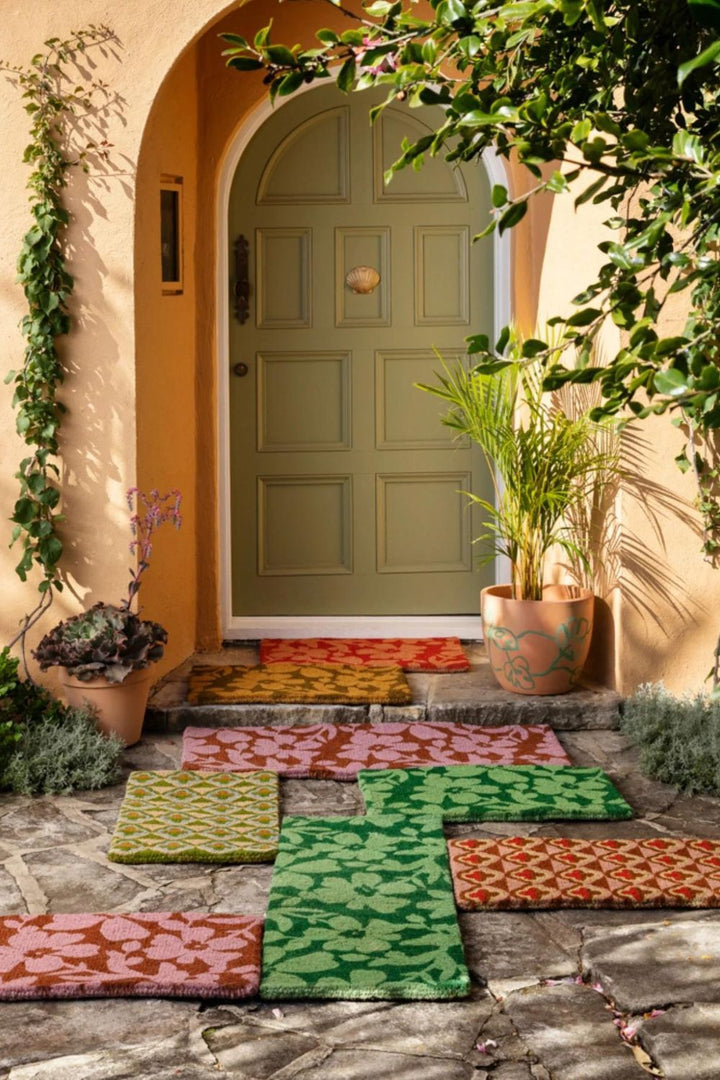 Mallow Green Door Mat