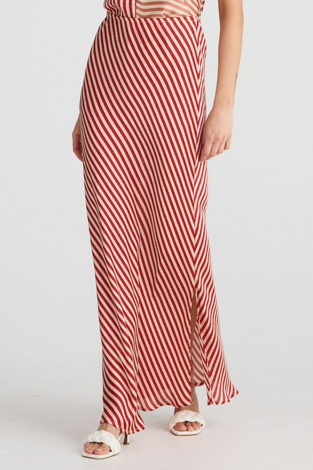 MAYA BIAS SKIRT - Allsorts Stripe