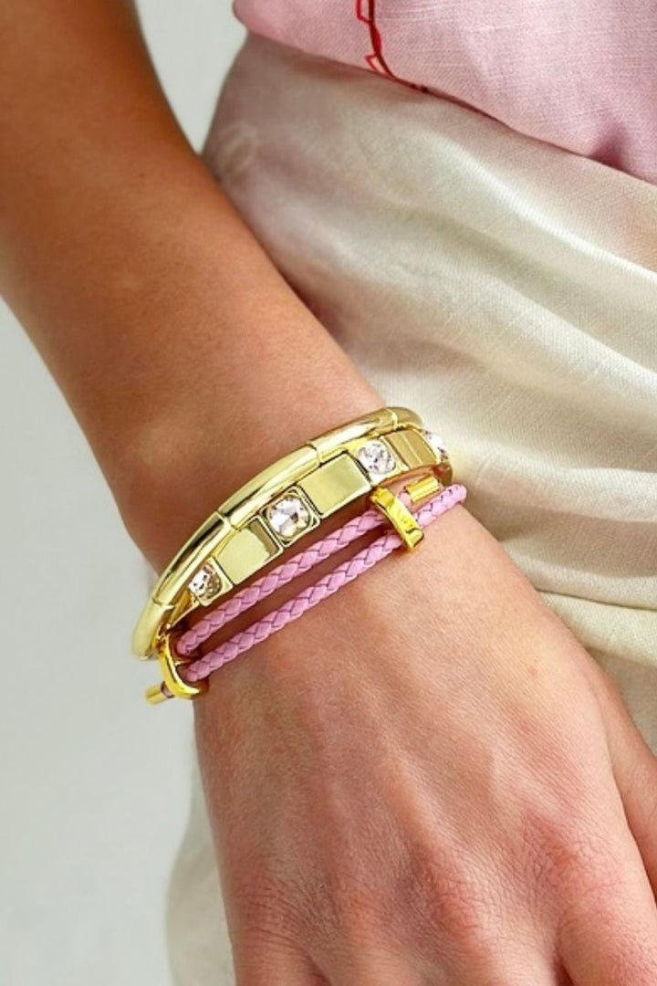 PINK ROPE BRACELET