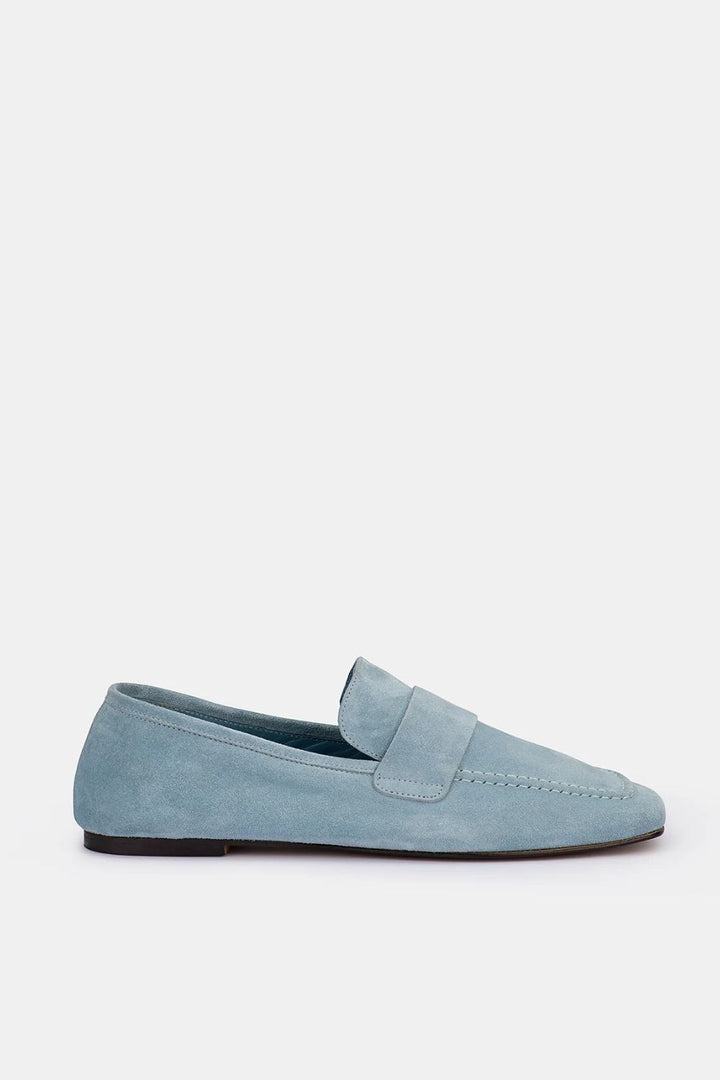 Francesca Tan Suede - Powder Blue Suede