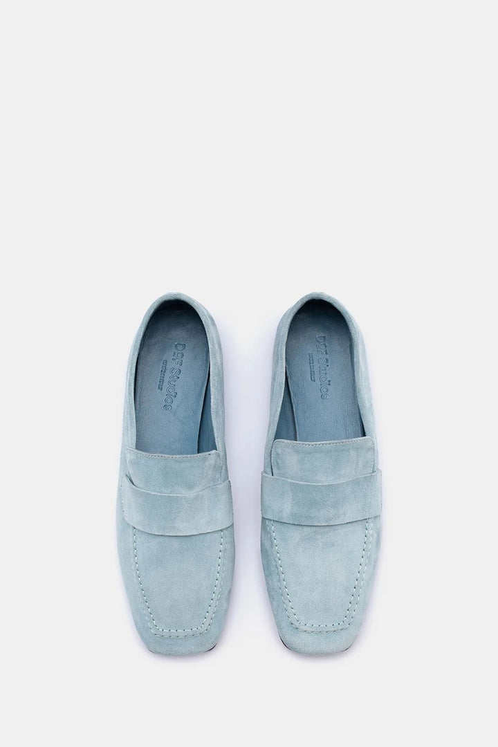 Francesca Tan Suede - Powder Blue Suede