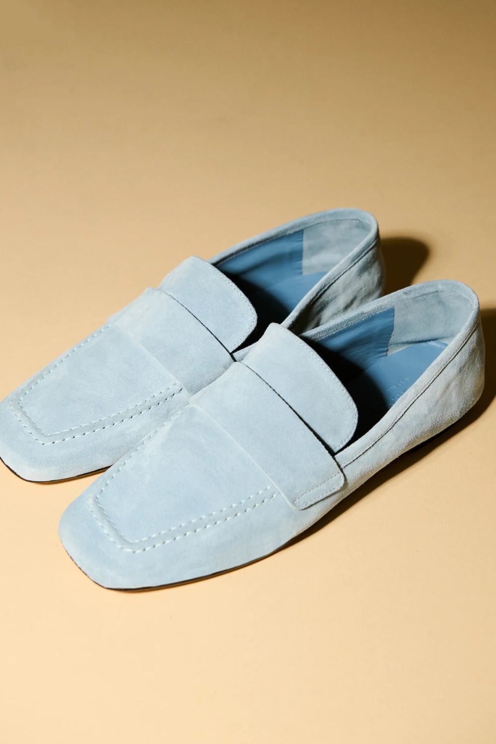 Francesca Tan Suede - Powder Blue Suede