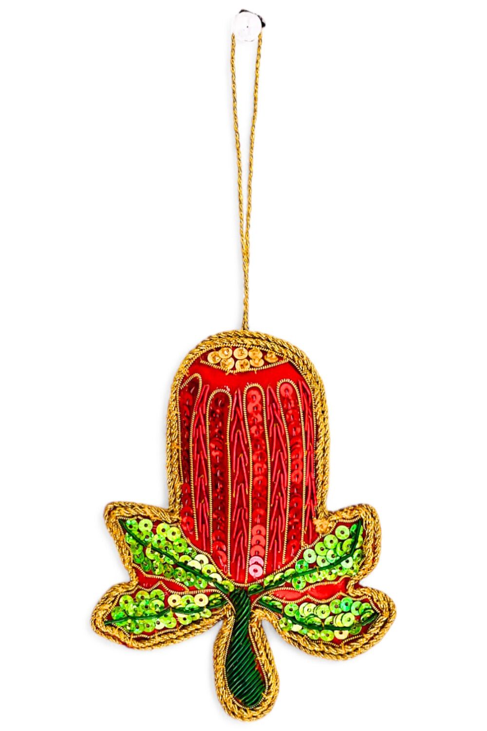 Banksia Beauty Sequin Tree Decoration