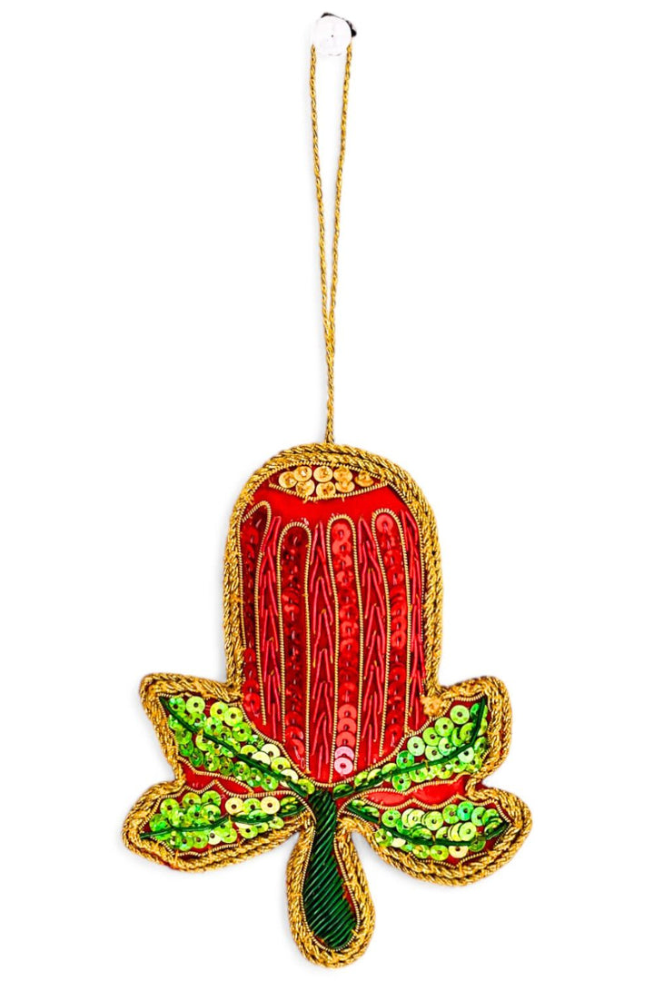 Banksia Beauty Sequin Tree Decoration