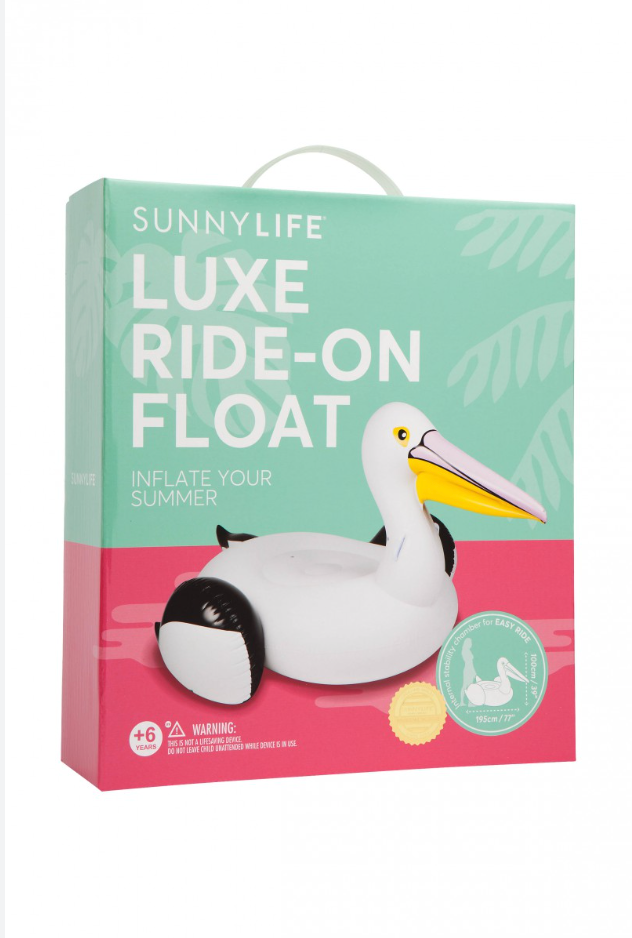 Sunnylife GIANT Pelican Blow Up Pool CLICK & COLLECT ONLY