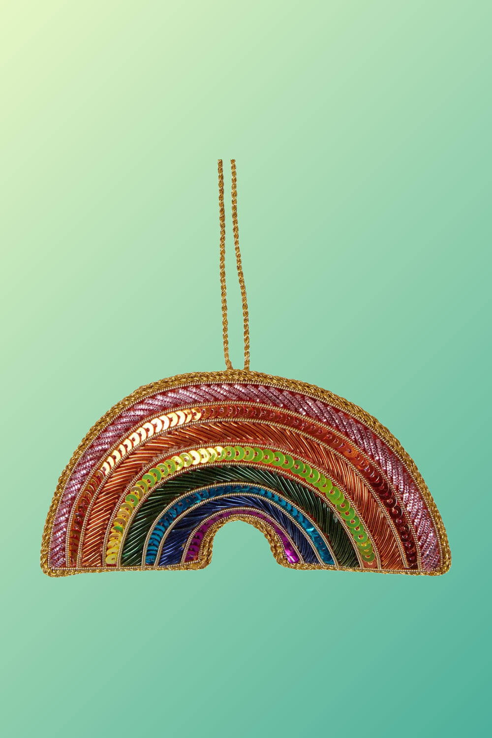 Rainbow Sequin Tree Decoration