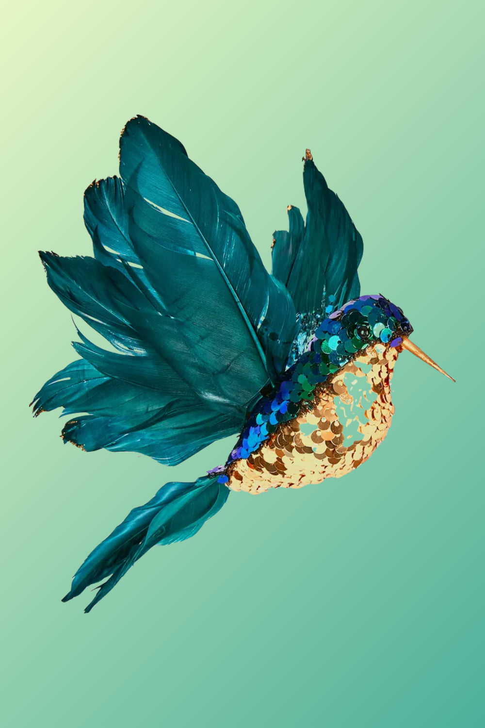 Salsan Sequin Hanging Hummingbird