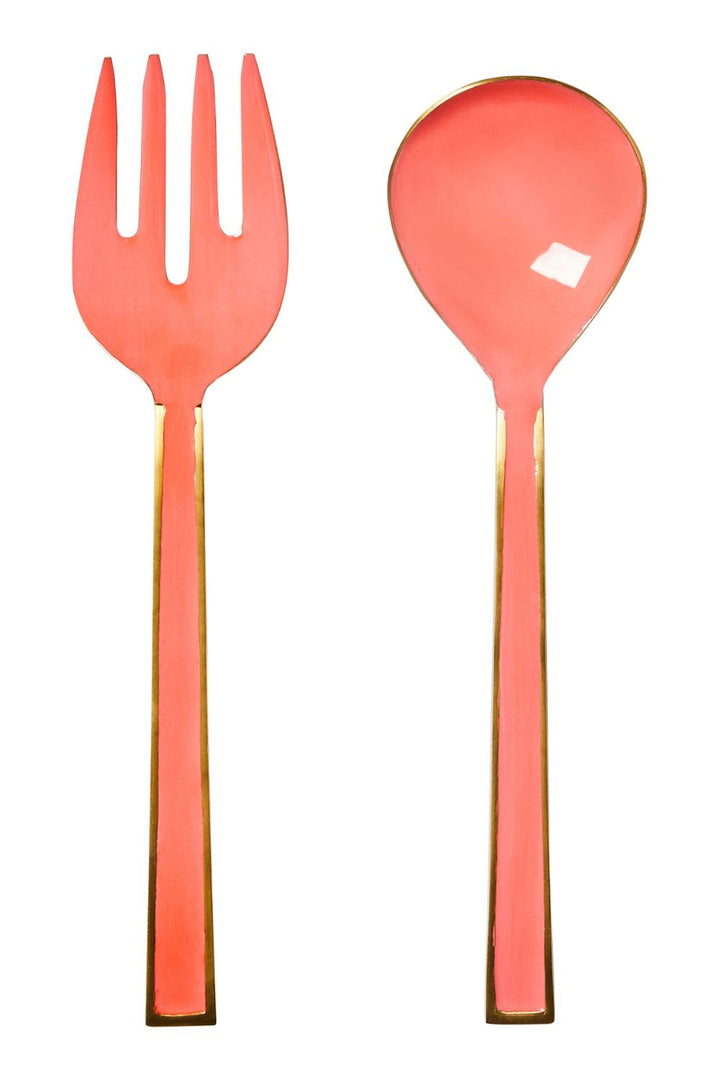 Candy Enamel Salad Servers (set of 2)