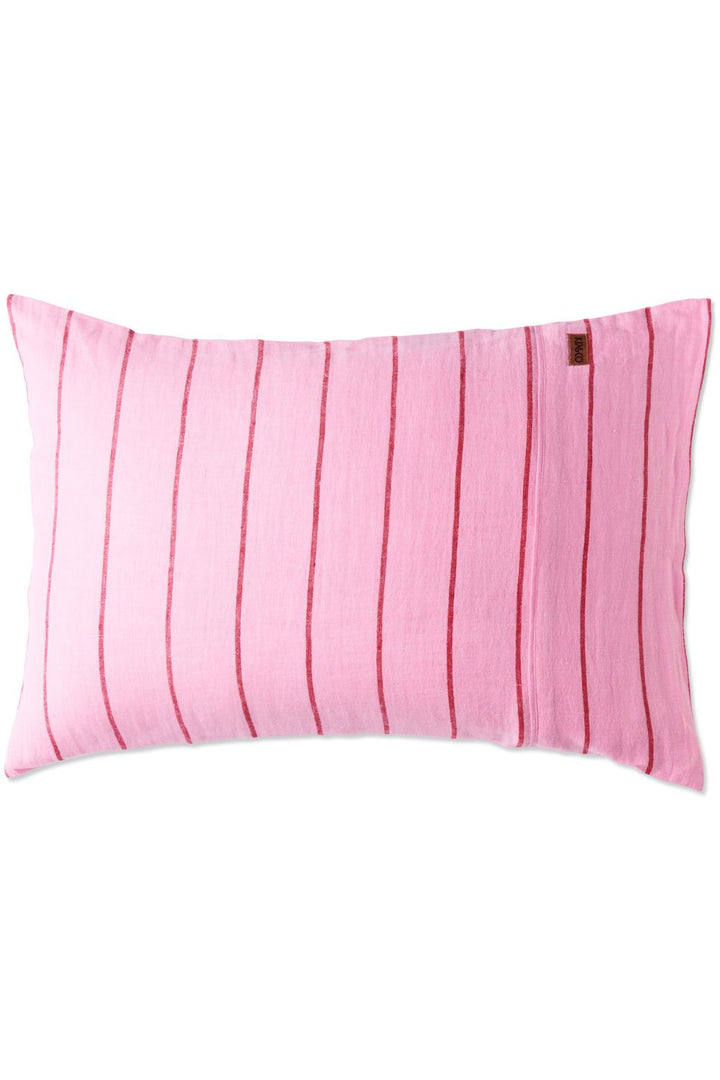 Iced Vovo Stripe Linen Pillowcases 2P Set