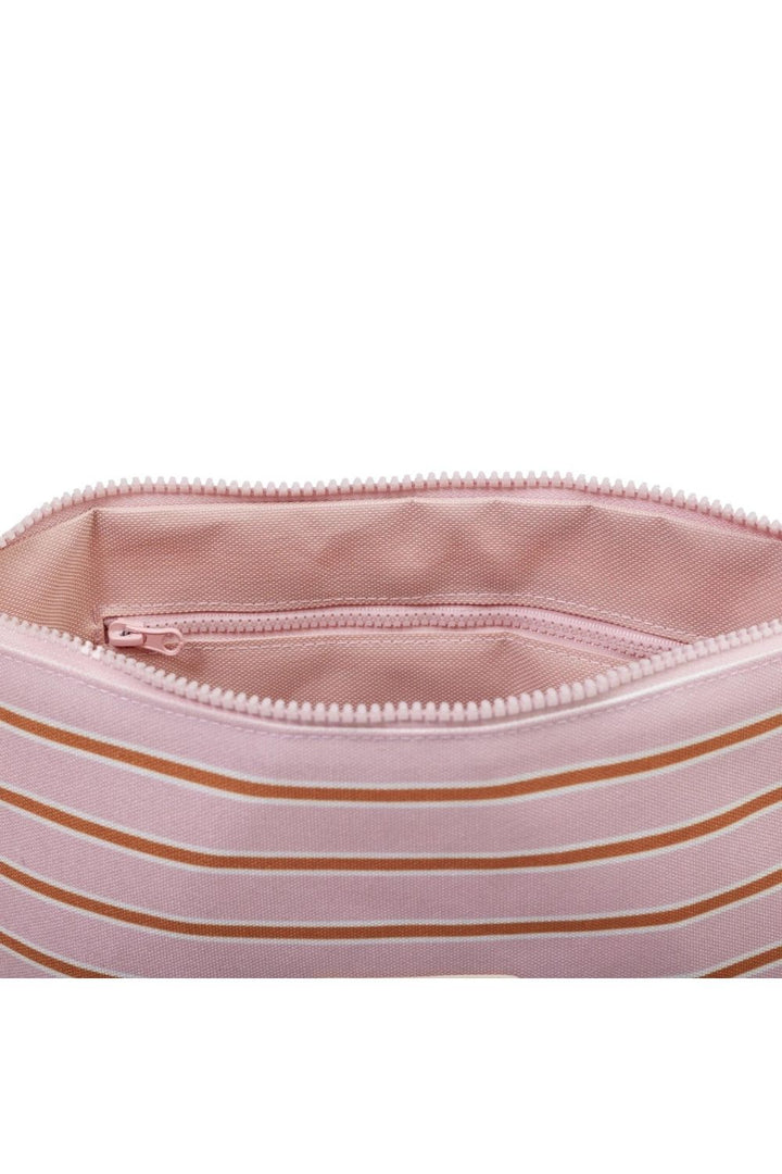 STASH BASE MIDI  SOFT PINK RUST STRIPE