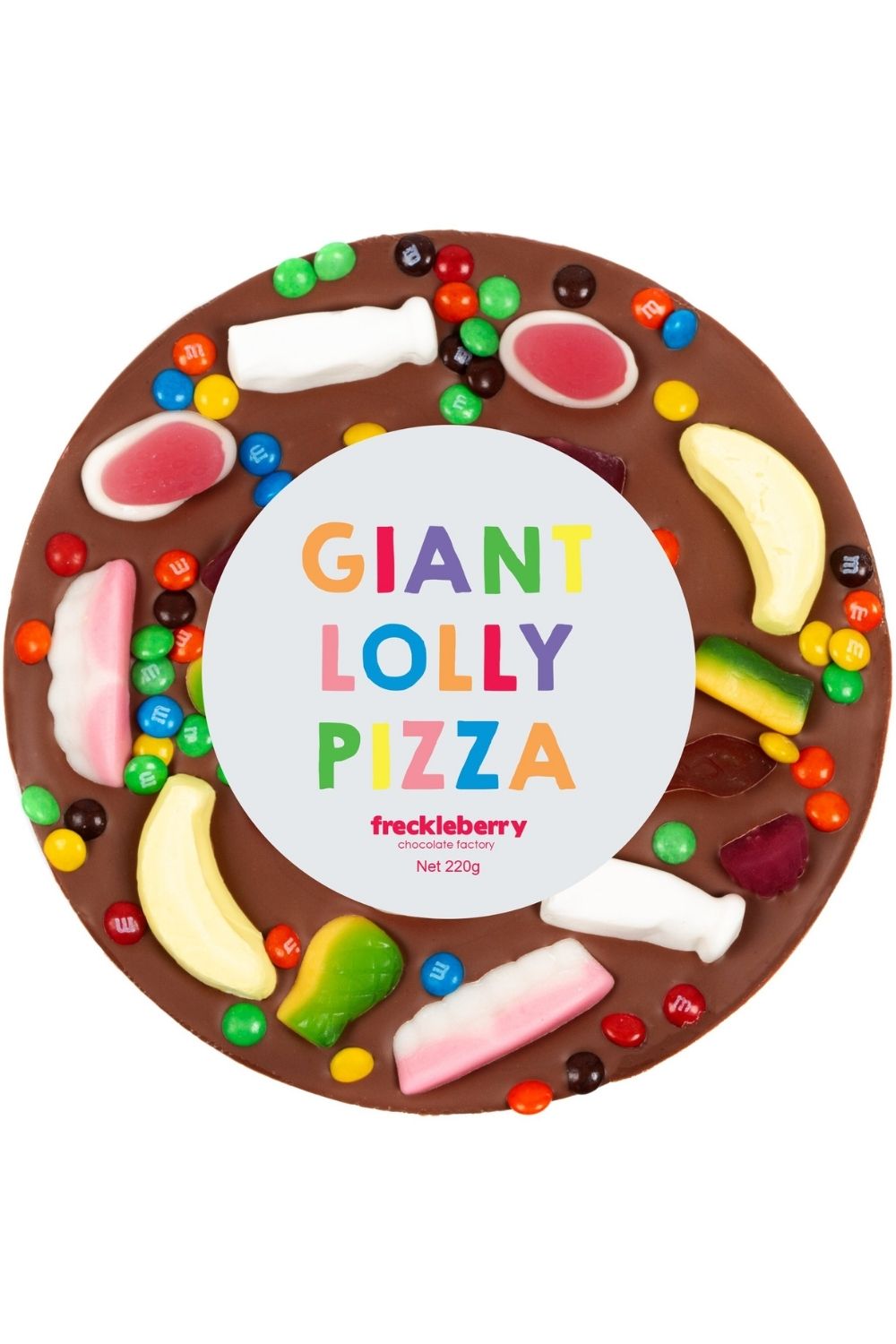 Giant Chocolate Lolly Pizza