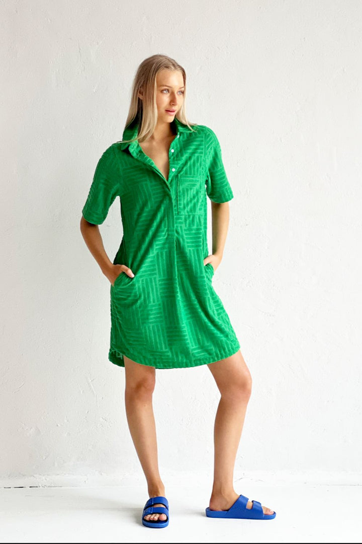 DEL MAR DRESS - GREEN - SMALL