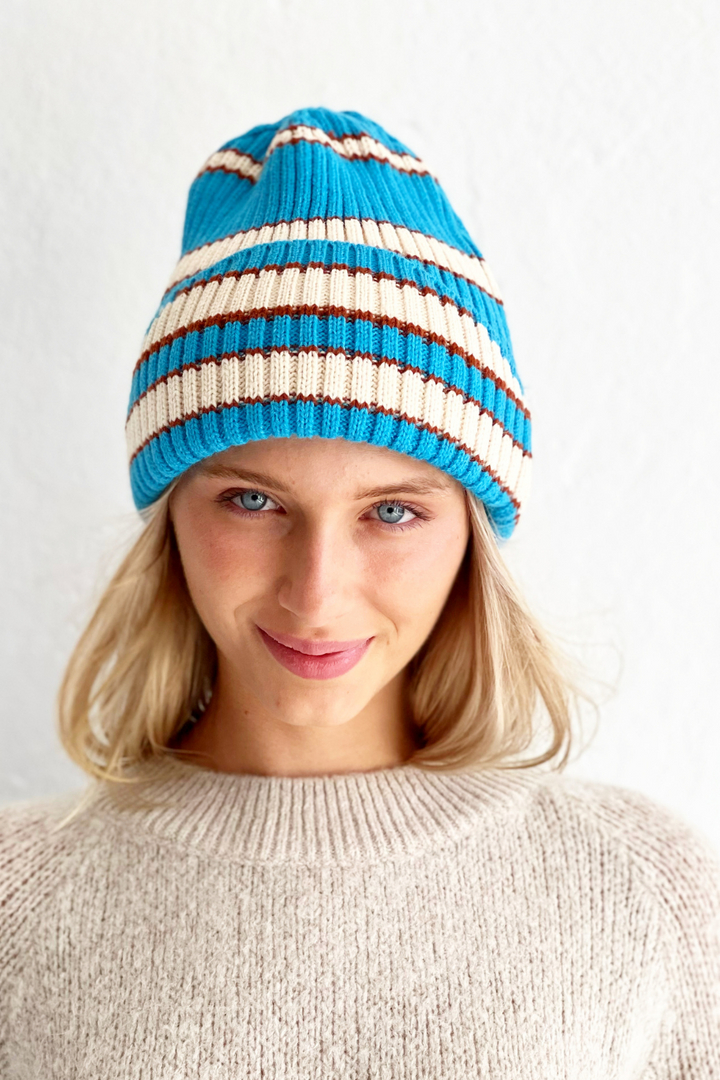 ANSLEY BEANIE- AIRFORCE BLUE